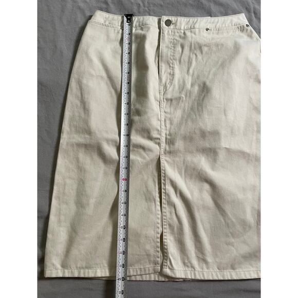 -Dead Stock- St. John's Bay Cream /light Khaki color Skirt SZ 12 - Picture 6 of 6